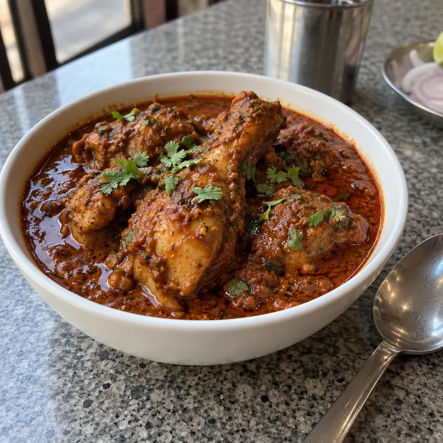 Hyderabadi Red Chicken